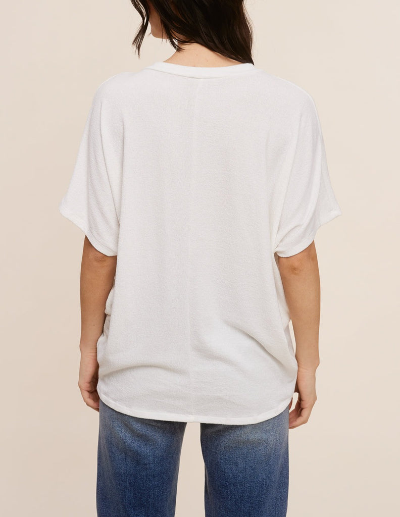 Softest V Neck Short Sleeve Dolman Tee (Assorted Colors)