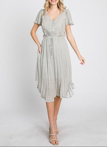 Coastal Stride Vest and Wrap Midi Skirt Two-Piece Set