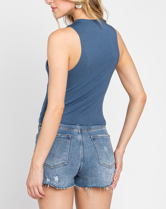 Alex Best Selling Double Layer Crop Top (Assorted Colors)