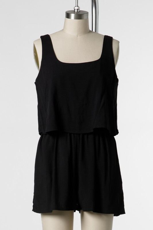 All Day Darlin' Sleeveless Flowy Shorts Romper