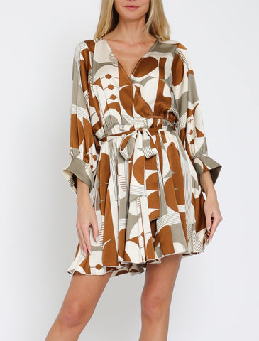 All Nighter Shoulder Sequin Mini Dress in Black