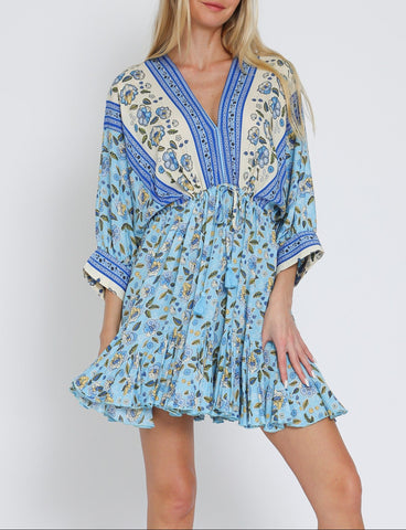 All Nighter Shoulder Sequin Mini Dress in Black