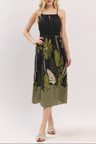 Coastal Stride Vest and Wrap Midi Skirt Two-Piece Set