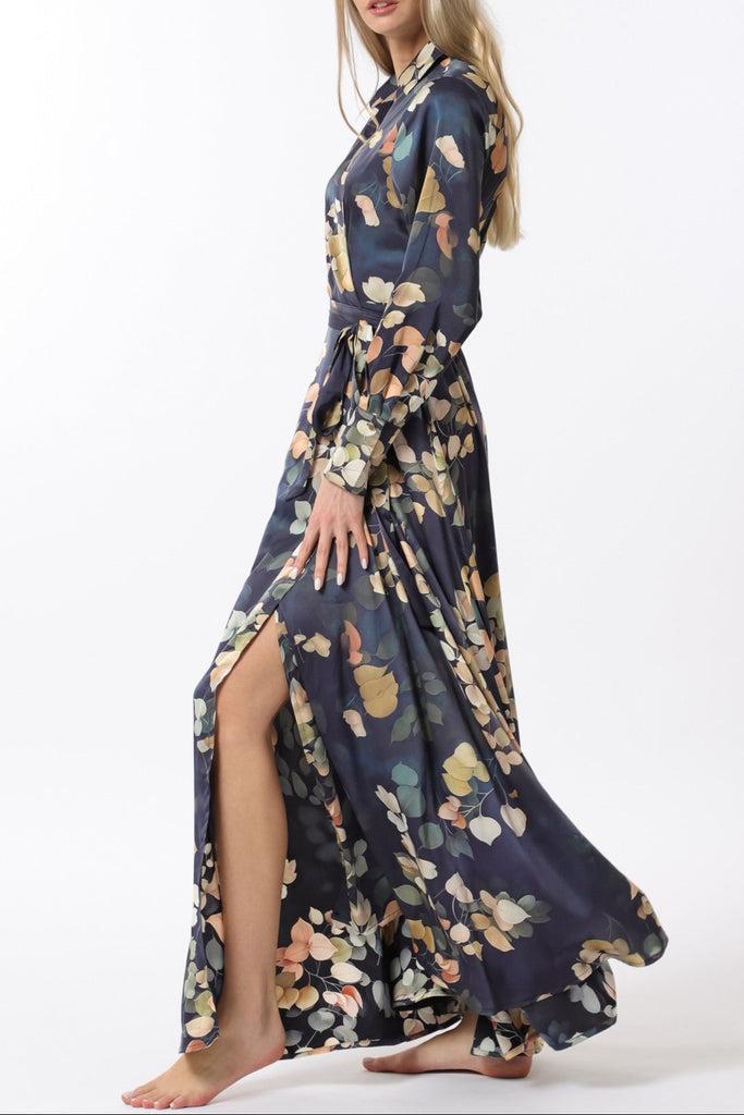 Moonflower Wrap Maxi Dress