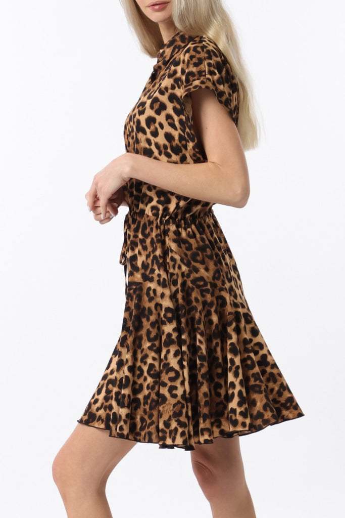 Purfect Match Button Down Mini Dress