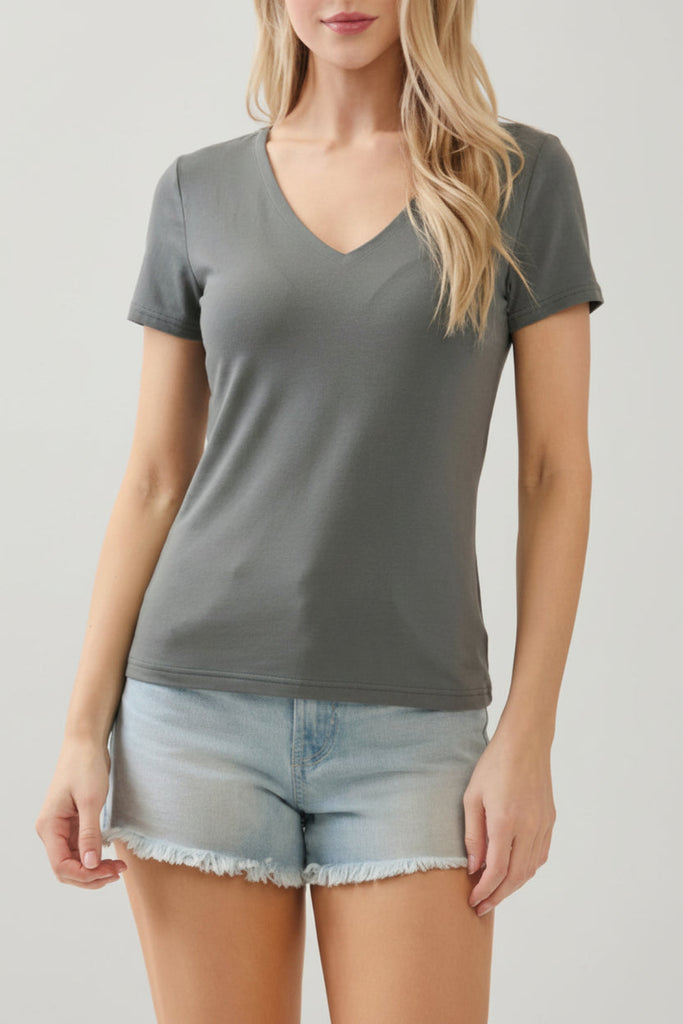 The Perfect V-Neck Tee