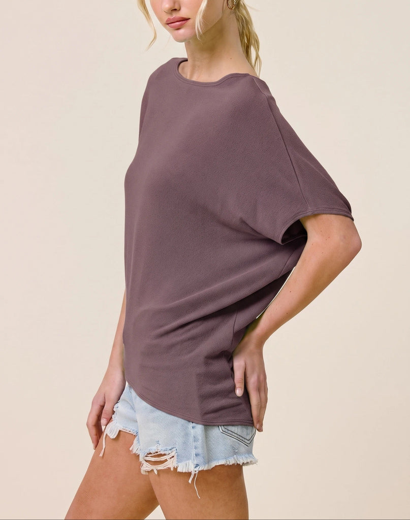 Short Sleeve Dolman Top