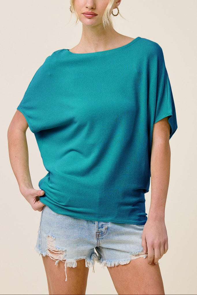 Short Sleeve Dolman Top