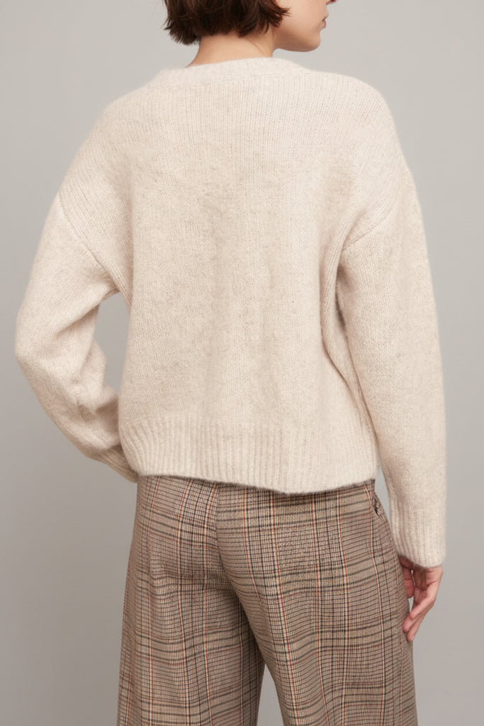 Cream Petal Sweater