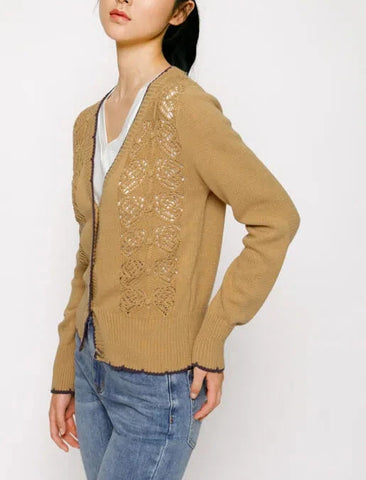 Serenity Long Sleeve Cotton Print Blouse Button Up Version