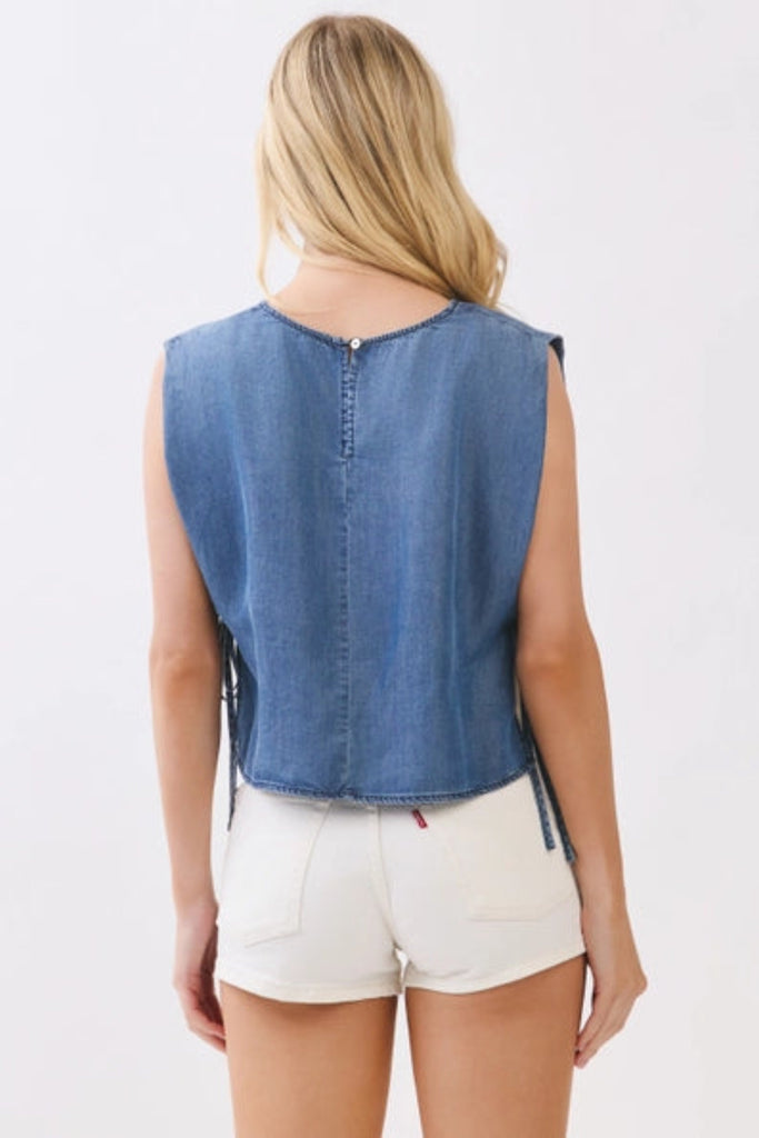 Boardwalk Bliss Side Tie Top
