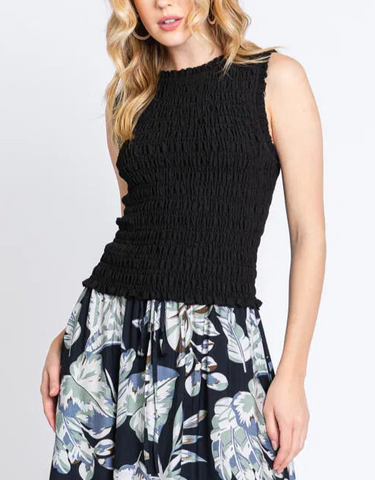 Serenity Long Sleeve Cotton Print Blouse Button Up Version