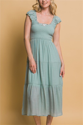 Coastal Stride Vest and Wrap Midi Skirt Two-Piece Set