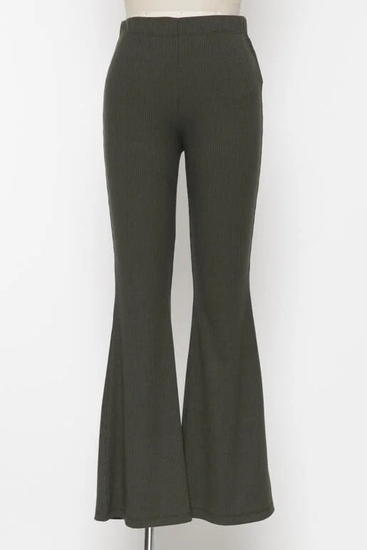 Willow Walk Ribbed Bell Bottom Pants