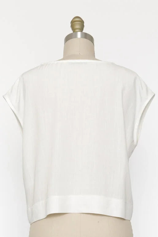 Cloud Breeze Short Set in White