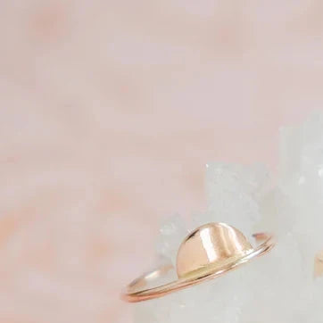 Halo Goldfill Smooth Stacking Ring