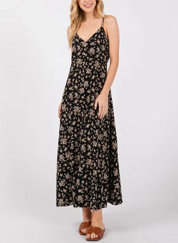 Gracie Round Neck Textured Knit Tank Top in Oat