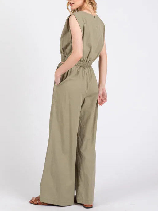 Meadow Bliss Linen Wide Leg Pant