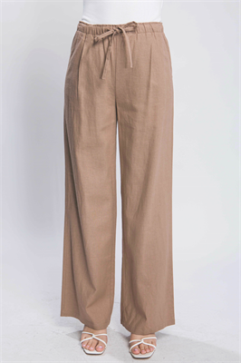 Aurora Drawstring Chic Linen Pants (Assorted)