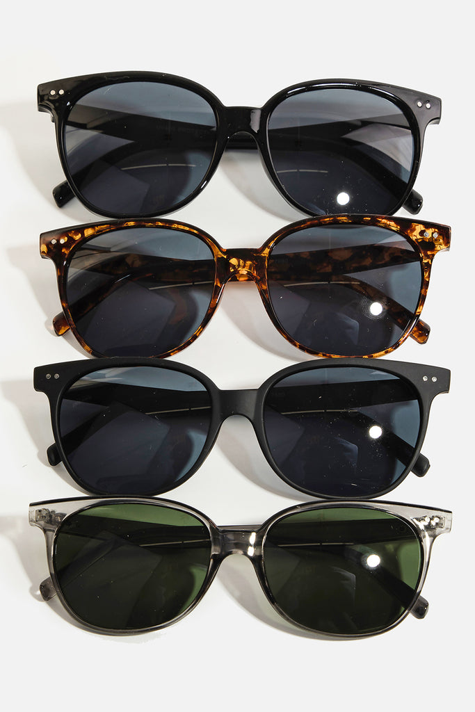 Everywhere I Go Wayfarer Sunglasses (Assorted)