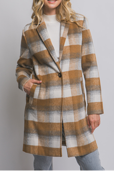 Pretty in Plaid Coat
