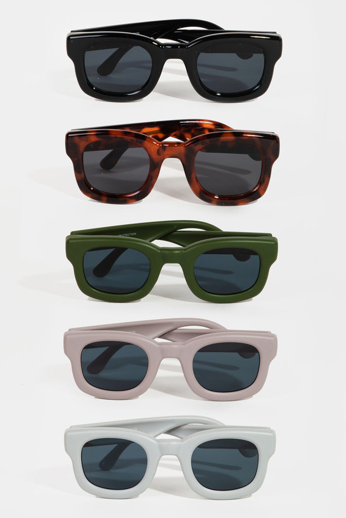 Double Trouble Square/Round Sunglasses (Assorted)