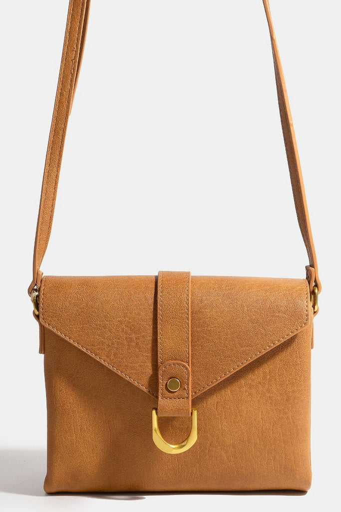 City Sidekick Flap Over Crossbody Satchel Purse (Assorted)