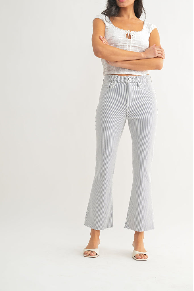 Line Dancer Crop Flare Jeans