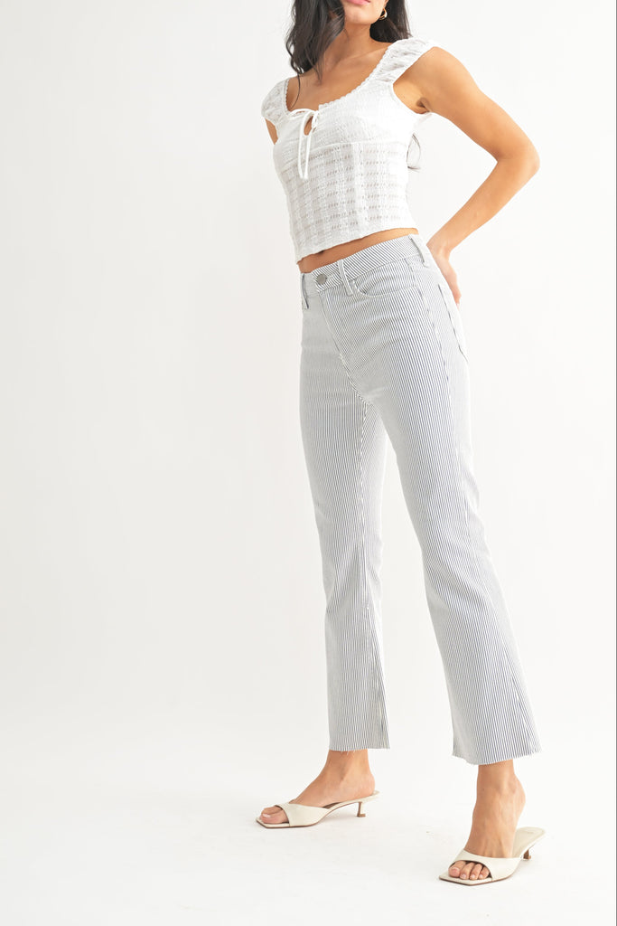 Line Dancer Crop Flare Jeans