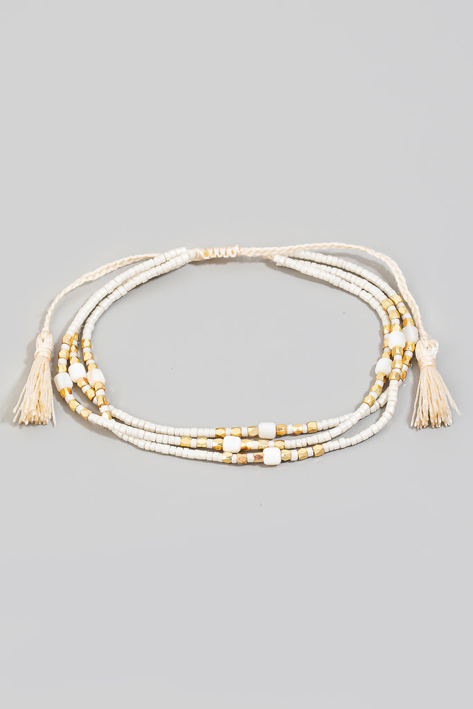 Multiple Layered Tassel Bracelet (Assorted Colors)
