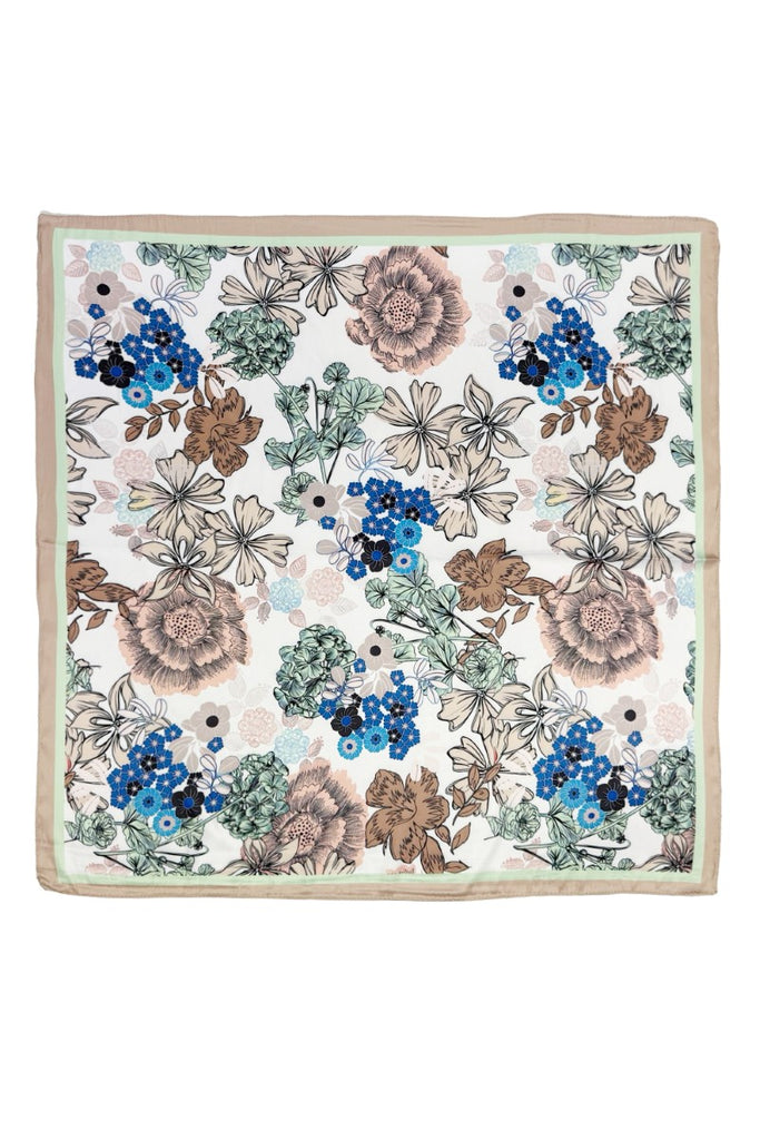 Flower Burst Multi Colored Scarf (Assorted Colors)