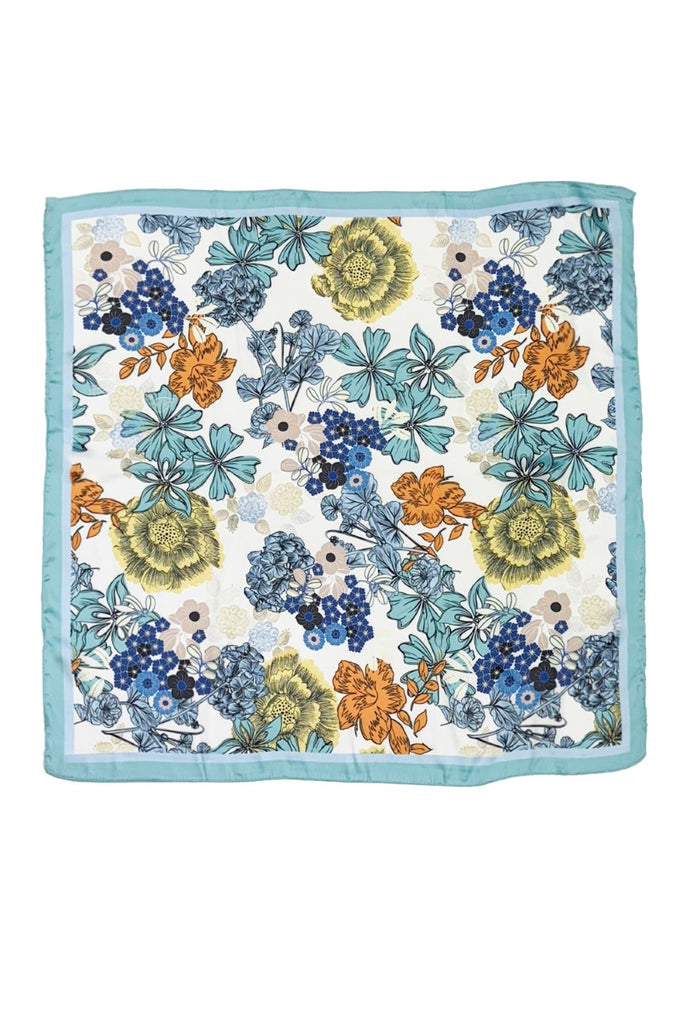 Flower Burst Multi Colored Scarf (Assorted Colors)