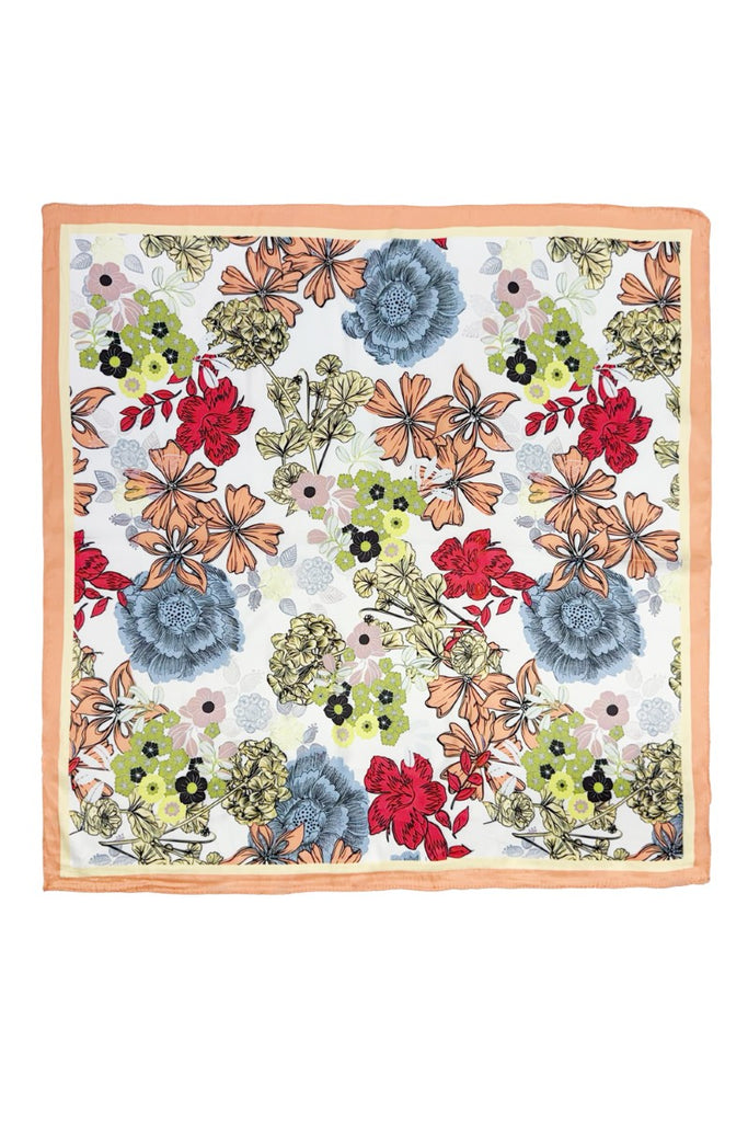 Flower Burst Multi Colored Scarf (Assorted Colors)