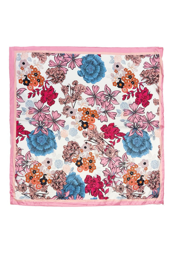 Flower Burst Multi Colored Scarf (Assorted Colors)