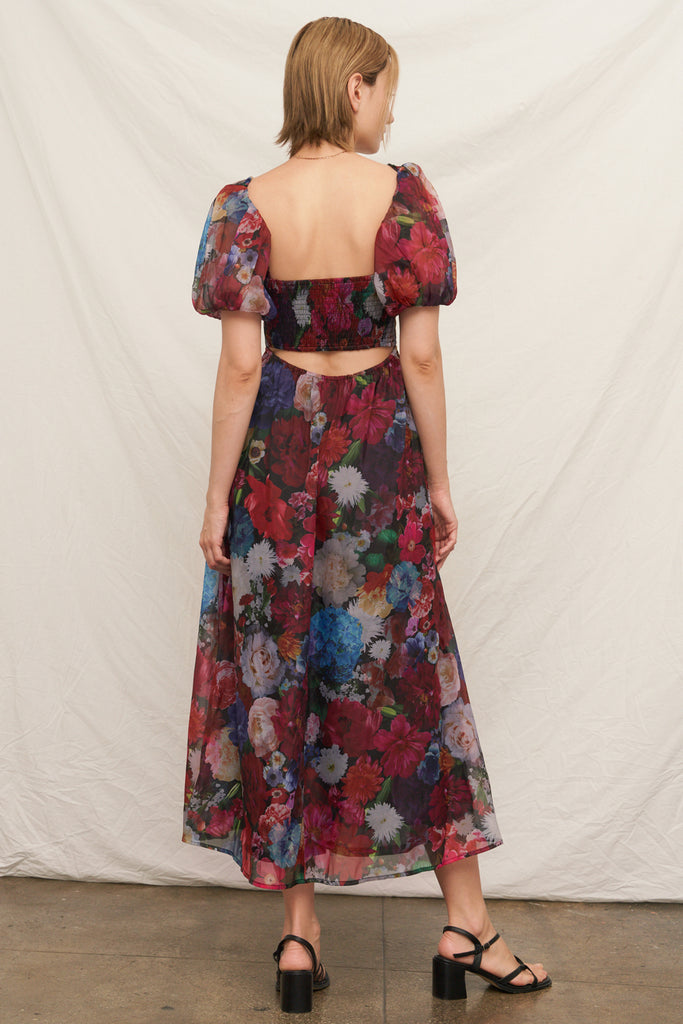 Violet Hour Puff Sleeve Maxi Dress