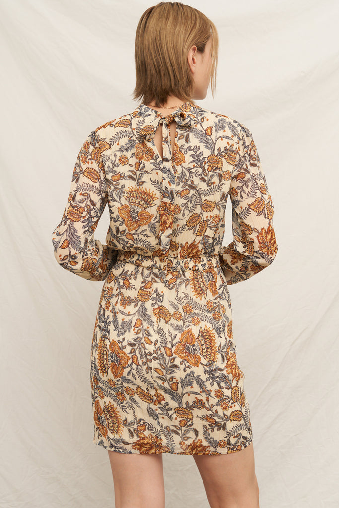 Francine Mock Neck Mini Dress