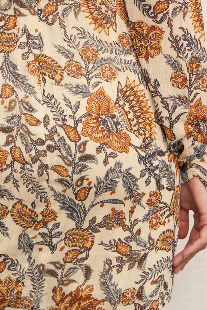 Francine Mock Neck Mini Dress