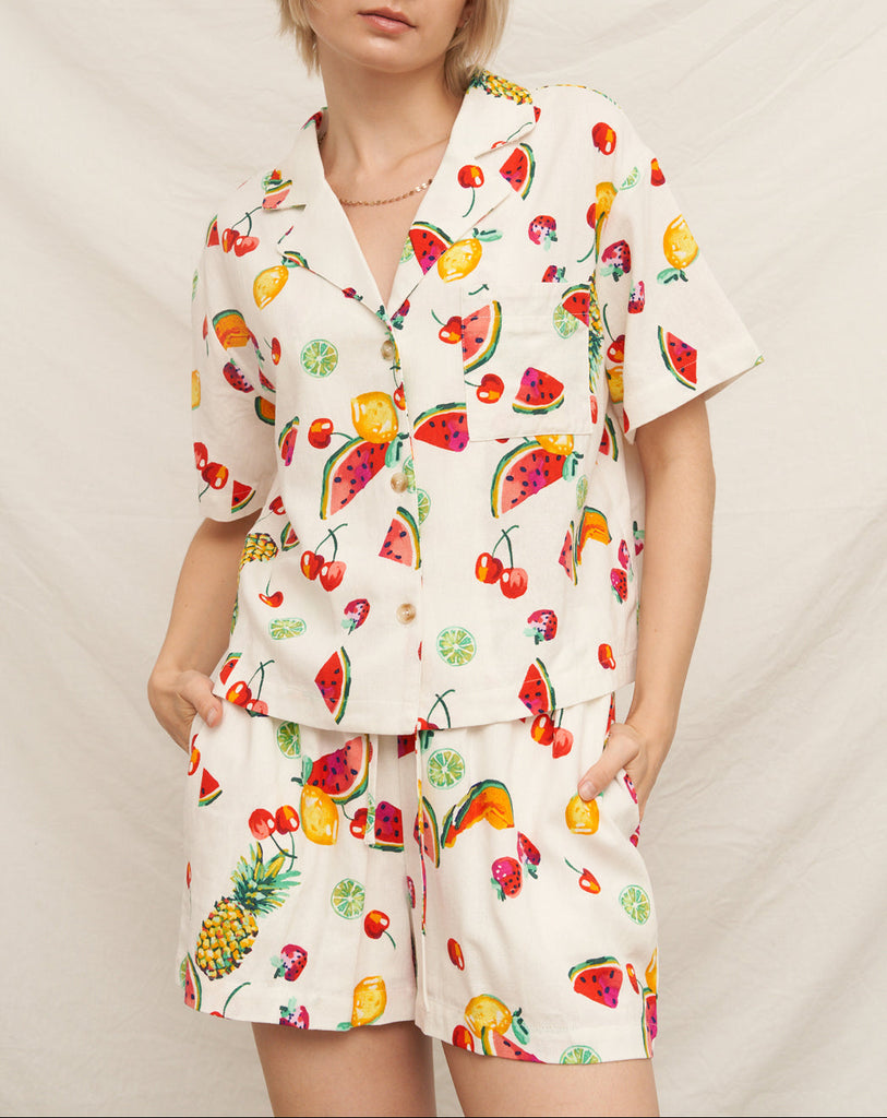 Summer Squeeze Cropped Fruity Top