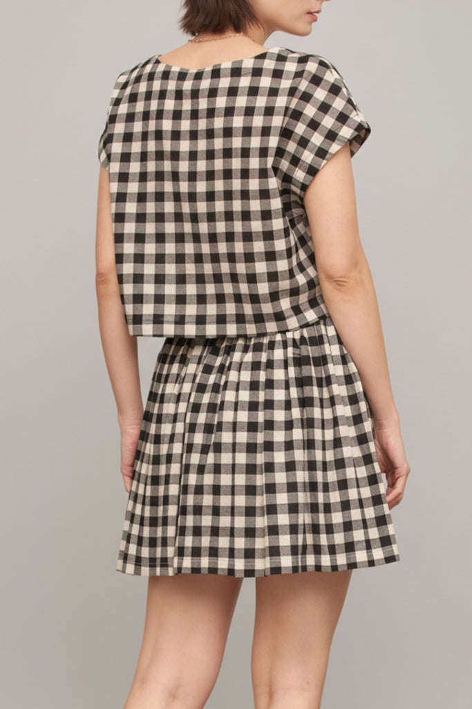Gingham Crop Top