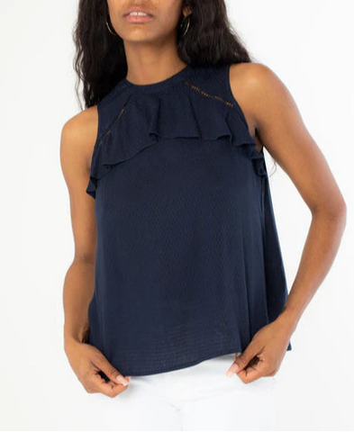 Coastal Stride Vest and Wrap Midi Skirt Two-Piece Set