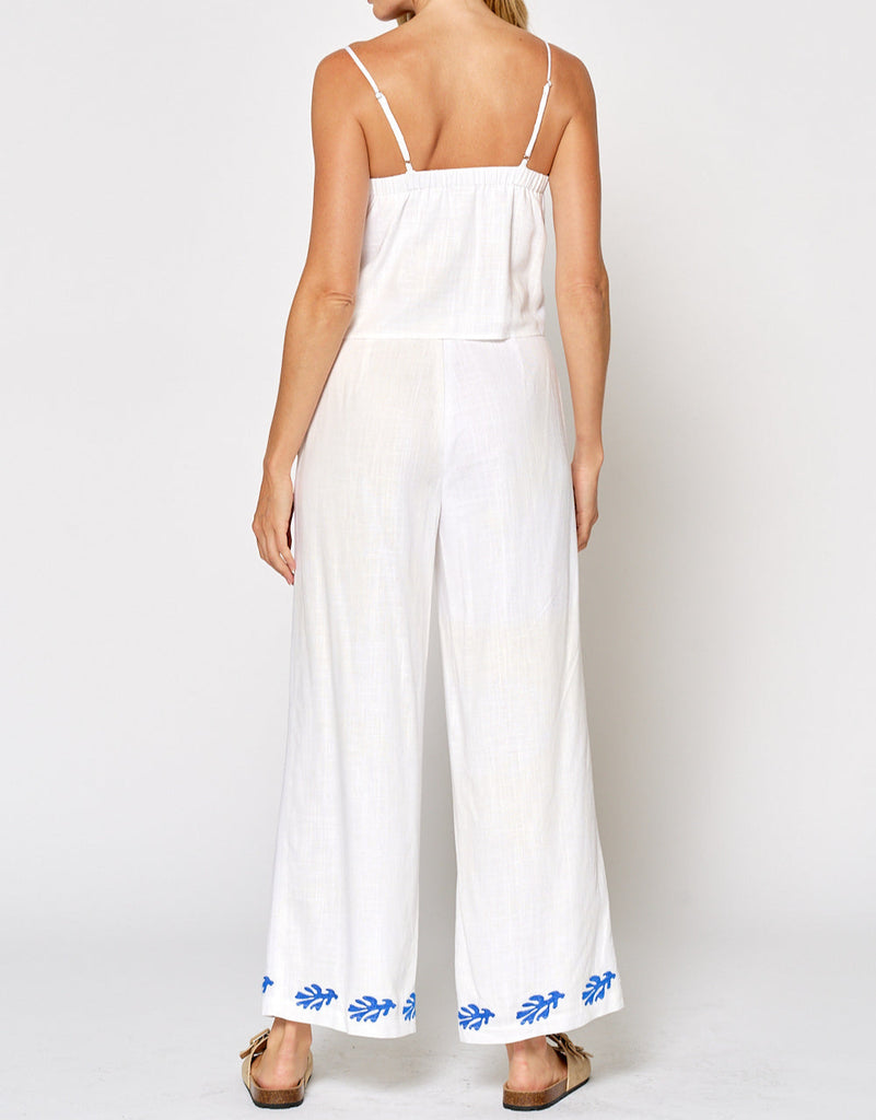 Blue Ivy Embroidered Two-Piece Set