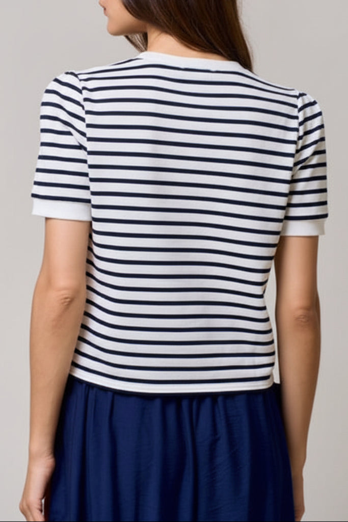 Love Line Puff Sleeve Top