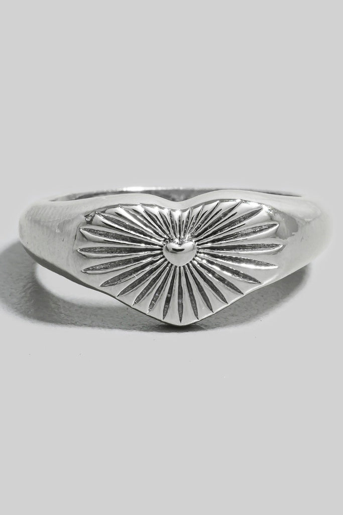 Chunky Heart Ring (Assorted Colors)