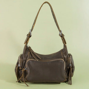 Retro Buckle Shoulder Bag