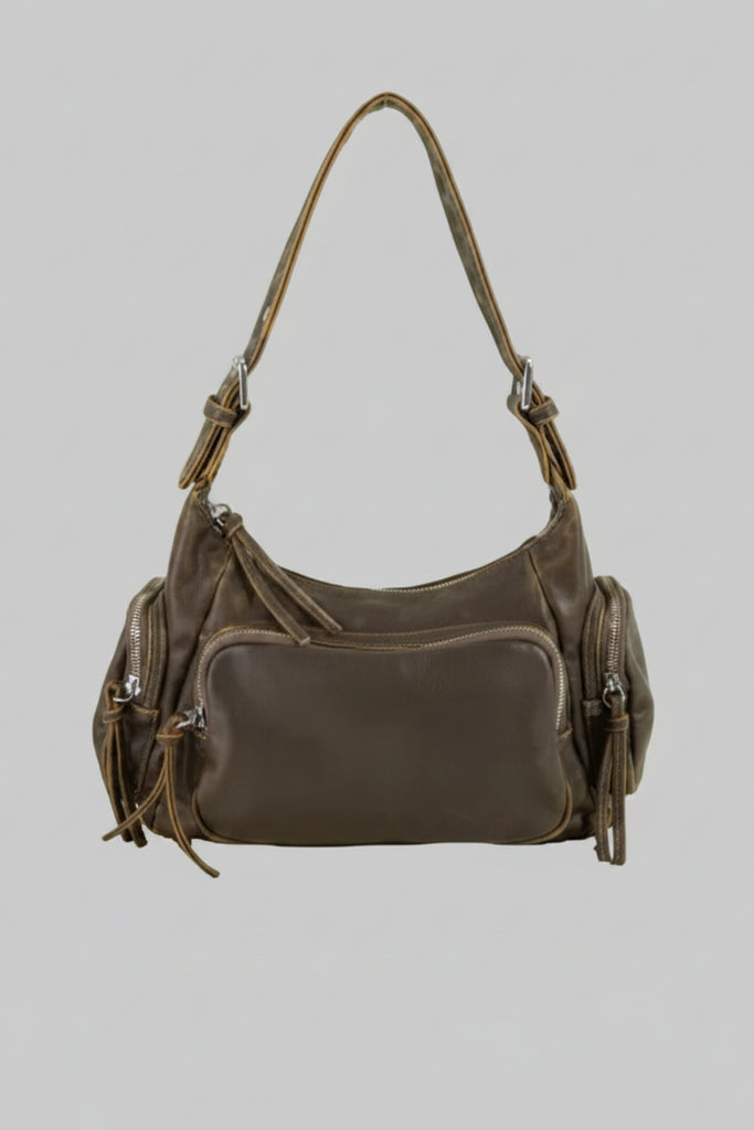 Retro Buckle Shoulder Bag