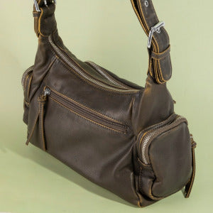 Retro Buckle Shoulder Bag