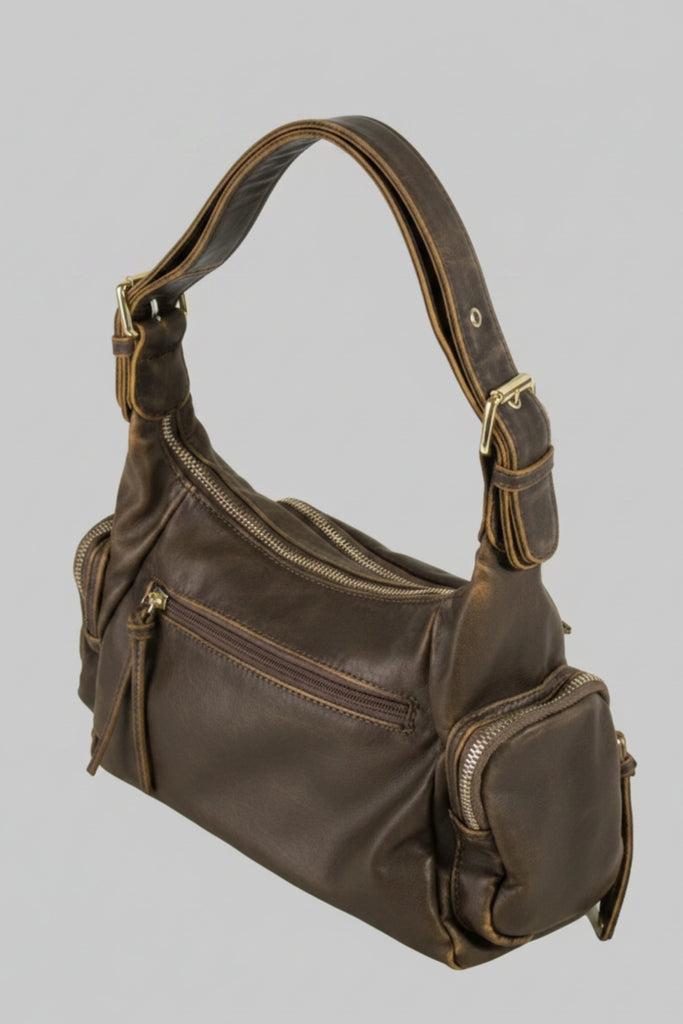 Retro Buckle Shoulder Bag