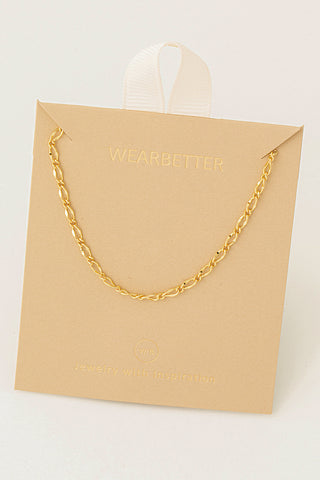 Plain and Simple Thick Hinge Bracelet (Gold/Silver)
