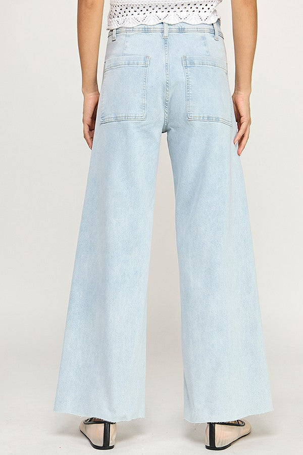Coastline Straight Leg Light Wash Jean