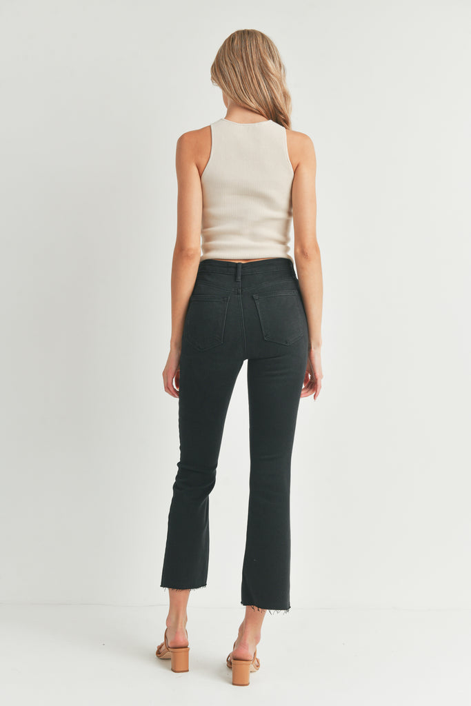 Luna Crop Flare Jeans